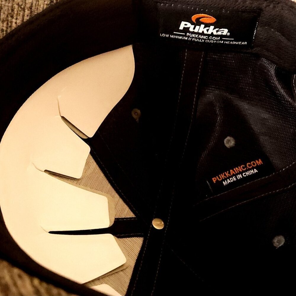 Pukka Mens New Maderas Golf Club Grey Teck Fabric Hat - Picture 6 of 6